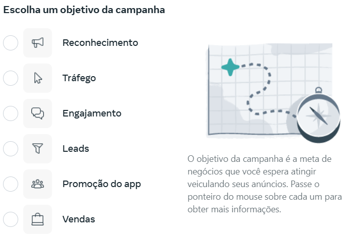 objetivos de campanha