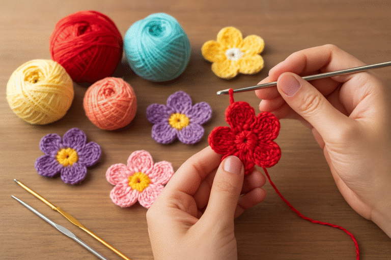 Como Fazer Crochê de Flores