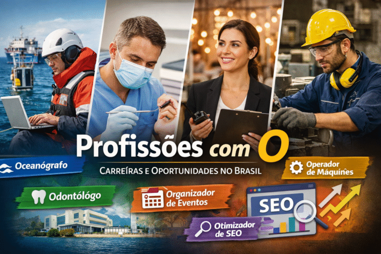 Profissões com O: Lista Completa, Áreas de Atuação e Oportunidades no Brasil