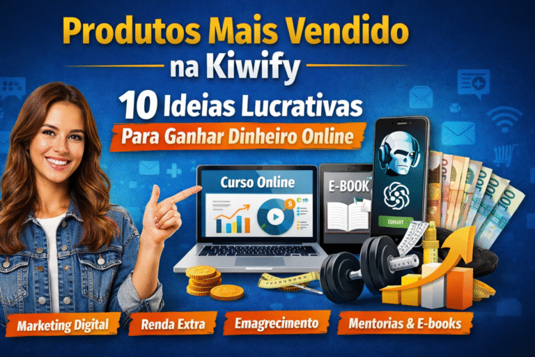 Produtos Mais Vendido na Kiwify