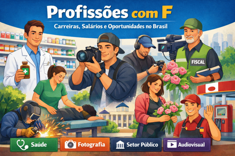 Profissões com F