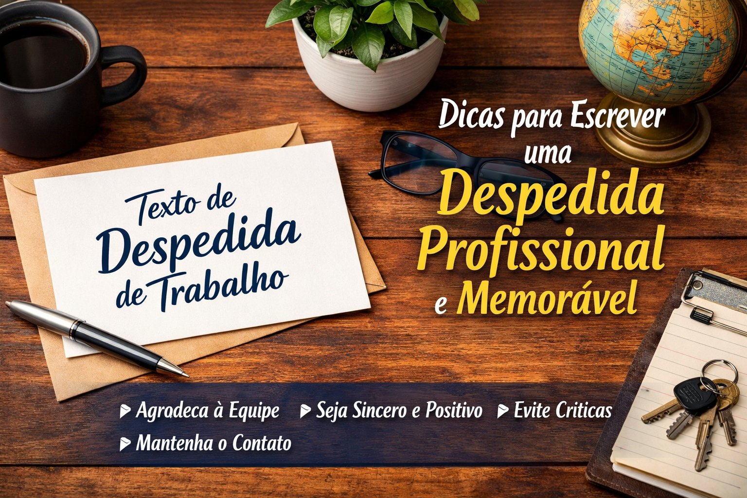 Texto de Despedida de Trabalho